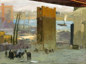 Het eenzame huurhuis door George Bellows