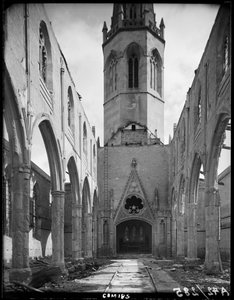 Christ Church, New Union Street, Coventry, 1941 door George Bernard Mason