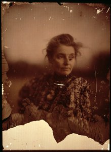 Portretfoto van Beatrice Webb (1858-1943) door George Bernard Shaw