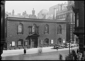 Unitarische kapel, Cross Street, Manchester, 1940