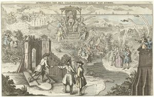 De tegenwoordige staat van Europa, 1742 door George Bickham (II)