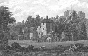 Carisbrooke Castle, Newport, Isle of Wight, begin 19e eeuw door George Brannon
