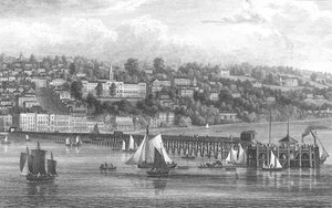Ryde, Isle of Wight (1855) door George Brannon