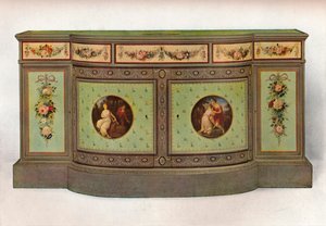Secretaire commode, ca. 1785
