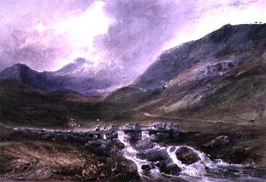 Welsh Berglandschap door George Bryant Campion