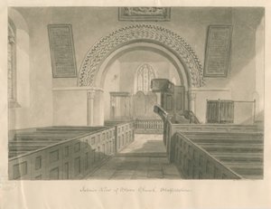 Interieur van Stowe Kerk