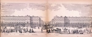 Panorama van Londen, 1849 door George C Leighton