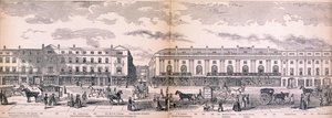 Panorama van Londen, 1849 door George C Leighton