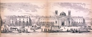 Panorama van Londen, 1849 door George C Leighton