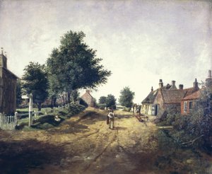 Hollym Village, Holderness, c.1885 door George Cammidge
