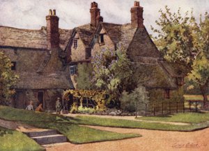 Oxford: De Cottages, Trinity College door George Carline