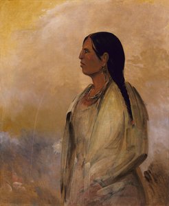 Een Choctaw-vrouw, 1834 door George Catlin