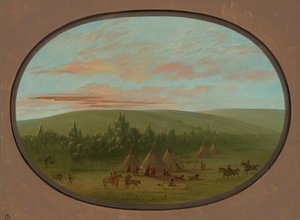 Een Sioux Dorp, 1861-1869