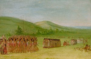 Balspel Dans, Choctaw door George Catlin