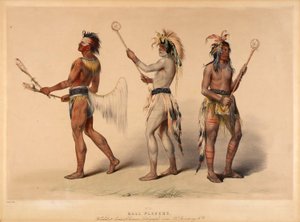 Balspelers door George Catlin