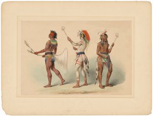 Balspelers door George Catlin