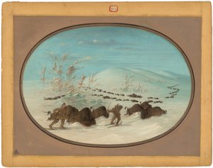 Buffeljacht in de Sneeuwduinen - Ojibbeway