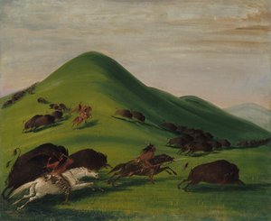 Buffeljacht over Prairie Bluffs, 1832-1833