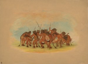 Buffalo Dance - Mandan, 1861