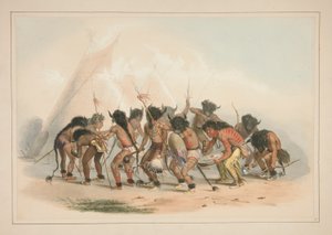 Buffalo Dans, pl. 8 uit de North American Indian Portfolio