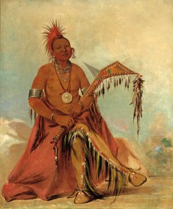 Cler-mónt, eerste stamhoofd door George Catlin