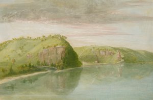 Dubuqes graf, Boven-Mississippi door George Catlin