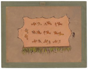 Facsimile van het gewaad van Chief Four Men - Mandan