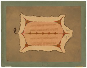Facsimile van een Sioux-mantel met stekelvarkenkwasten door George Catlin