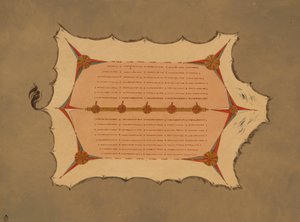 Facsimile van een Sioux Mantel met Stekelvarken Kwasten, 1861-1869 door George Catlin