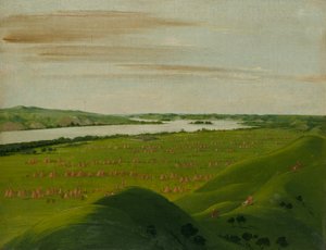 Fort Pierre, monding van de rivier de Teton, 1200 mijl boven Saint Louis door George Catlin