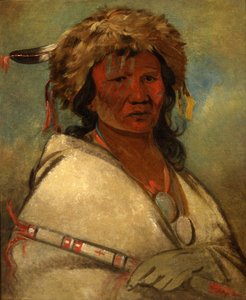 Grote held, een opperhoofd door George Catlin