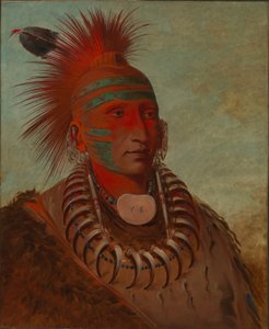 No-ho-mun-ya, iemand die geen aandacht schenkt door George Catlin
