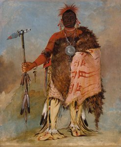Om-pah-tón-ga, Grote Eland, een beroemde krijger, 1832