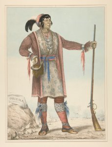 Osceola (Indiaanse hoofdman) door George Catlin