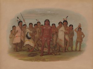 Schilder mij - Apachee door George Catlin