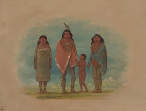 Patagon Chief, zijn broer en dochter