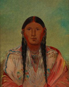 Ru-ton-wee-me, duif op de vleugel door George Catlin