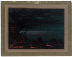Zalm Speervissen - Ottowas door George Catlin