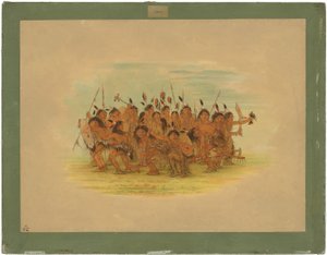 Scalpdans - Sioux door George Catlin