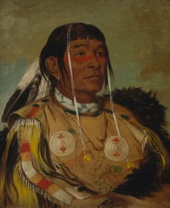 Sha-có-pay, De Zes, opperhoofd van de Ojibwa van de Vlakten door George Catlin