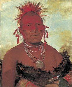 Shón-ka-ki-he-ga, Paardenhoofd, Groot Pawnee Hoofd, 1832