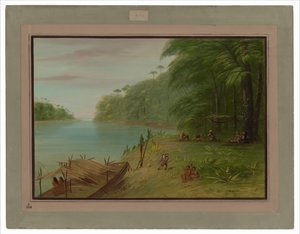 Kust van de Essequibo door George Catlin