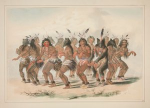 De Beren Dans, pl. 18 uit de North American Indian Portfolio