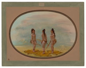 De knappe dans - Goo-a-give door George Catlin