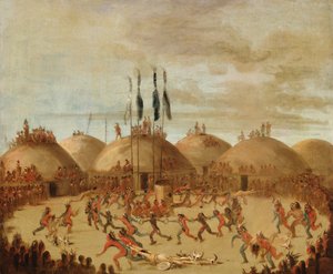 De Laatste Race, O-Kee-pa Ceremonie door George Catlin