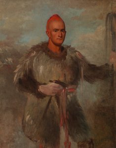 Theodore Burr Catlin in Indiaans Kostuum