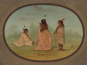 Drie Blackfoot Mannen, 1855-1869