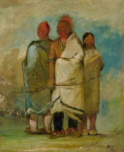 Drie Fox-indianen