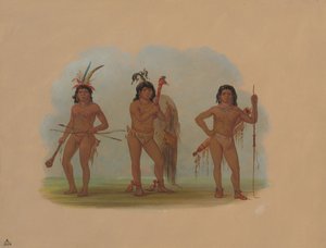Drie Zurumati-indianen