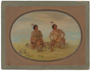 Twee Choctaw Indianen